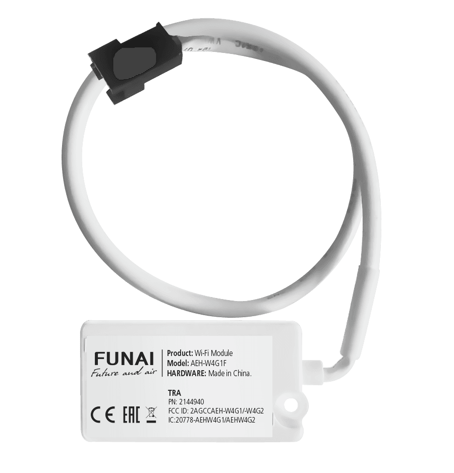 Wi-Fi-модуль FUNAI AEH-W4G1F для сплит-систем SENSEI 2025 (D06), SENSEI Inverter и мульти-сплит систем ORIGAMI AEH-W4G1F