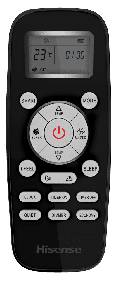 Сплит-система Hisense BLACK CRYSTAL CLASSIC A AS-10HW4SYDTG5B — фото 3