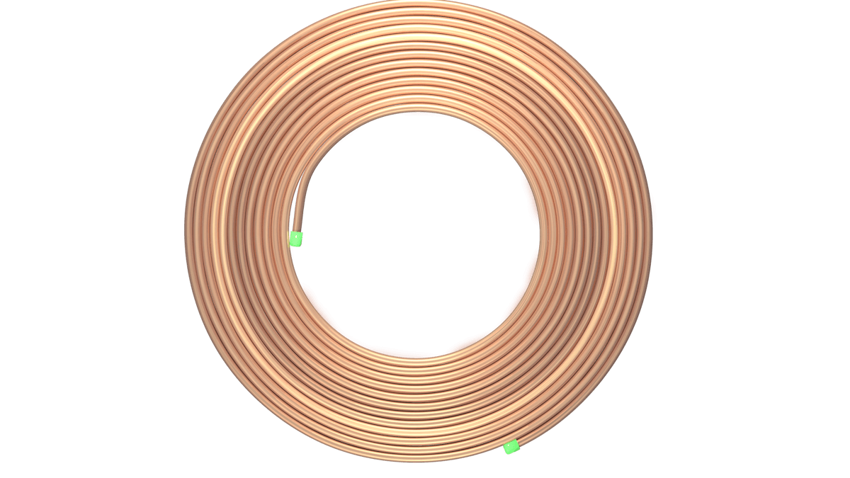 Труба медная 06,35x0,76x50000мм (1/4"х0,030") Refpipe Strong SPL-06076-50RS
