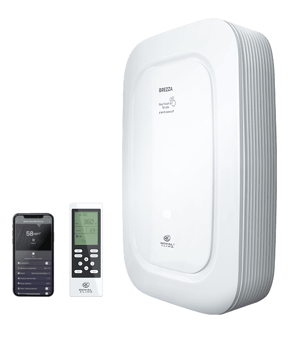 Приточно-очистительный комплекс BREZZA RCB 150 LUX + EH-1000 — фото 3