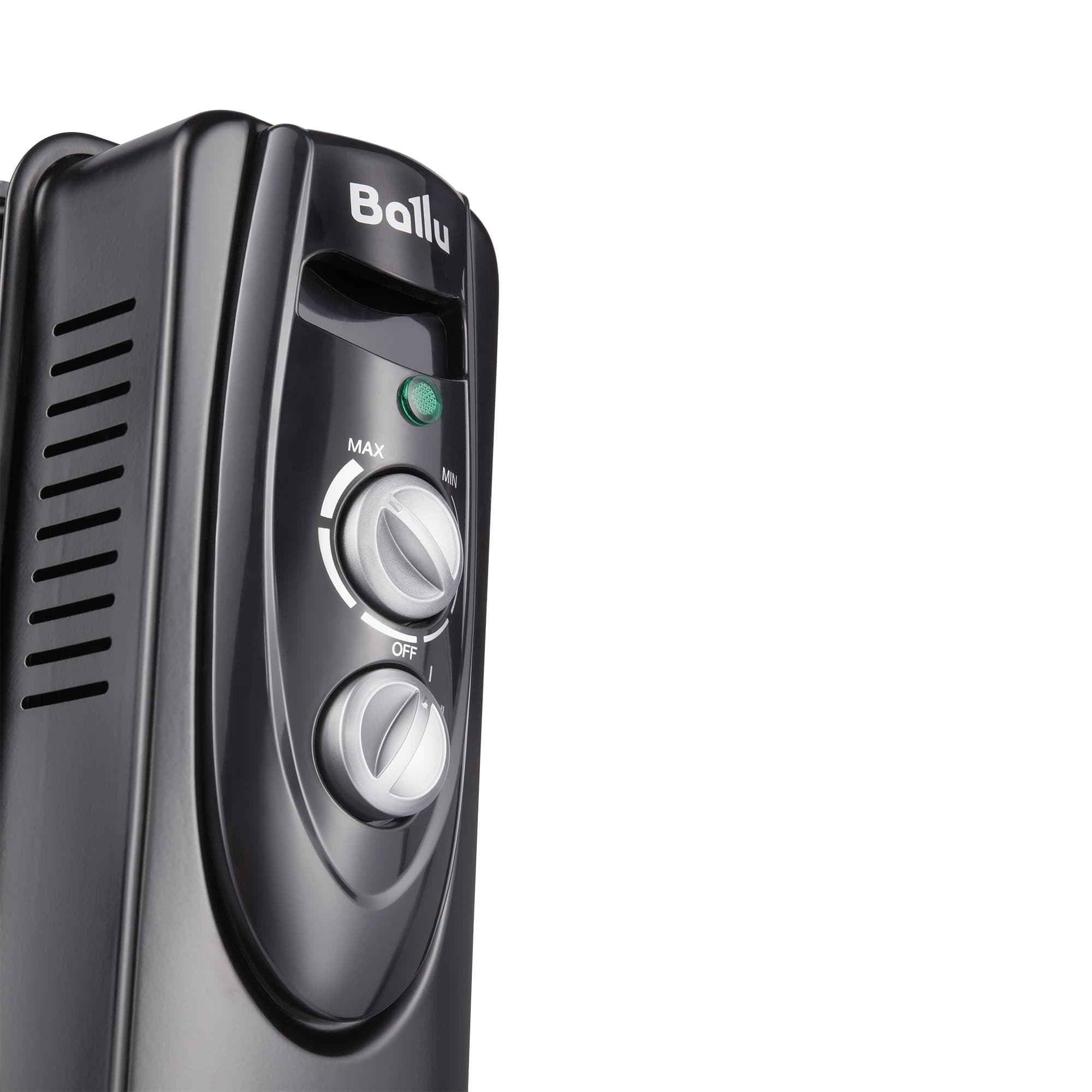 Масляный радиатор Ballu Classic black BOH/CL-09BRN 2000 (9 секций) — фото 4