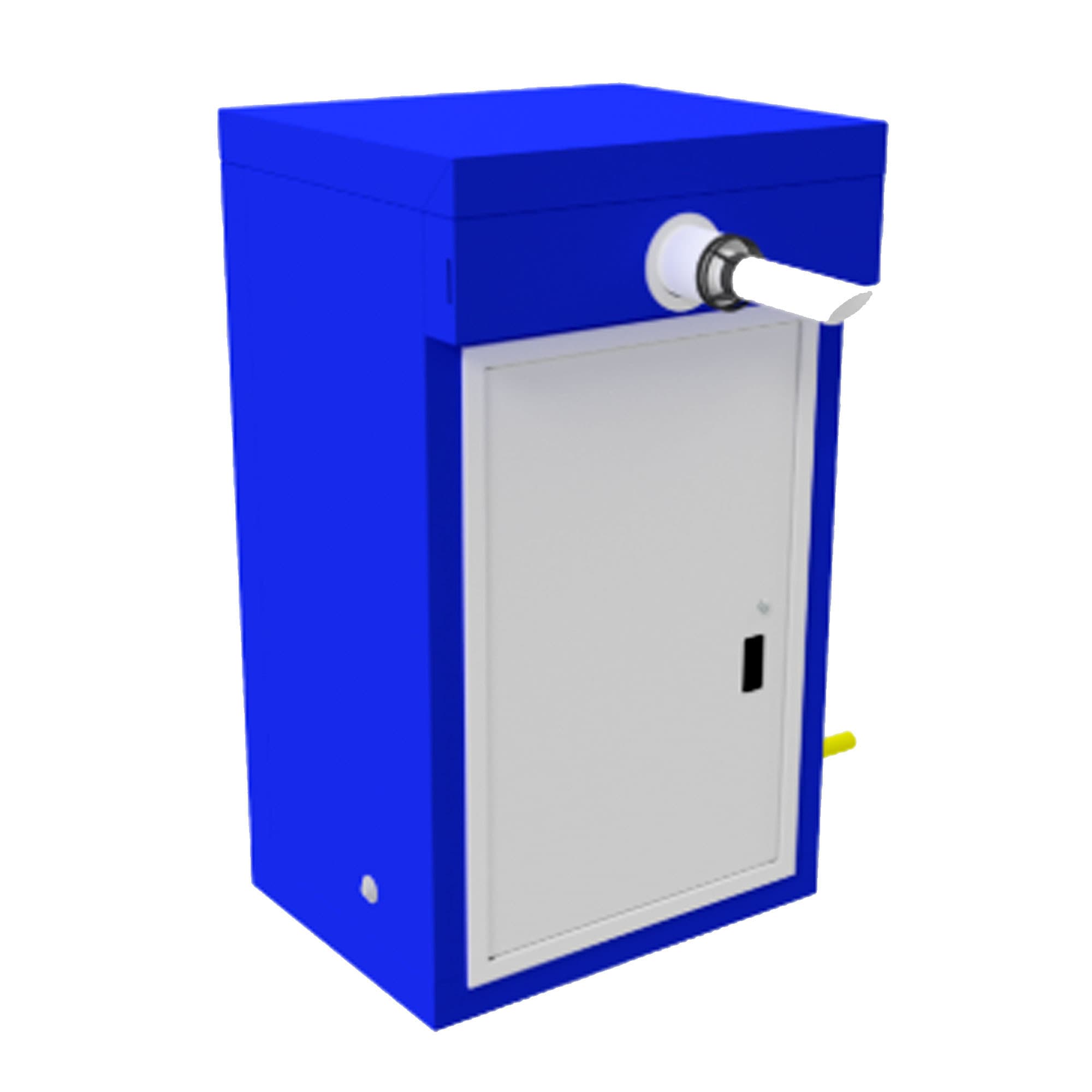Термоблок газовый уличный ТГУ-НОРД-С (син, с котлом MIZUDO M24TH 1конт, ZONT, СМТ-Смарт G4, пр-лев.)