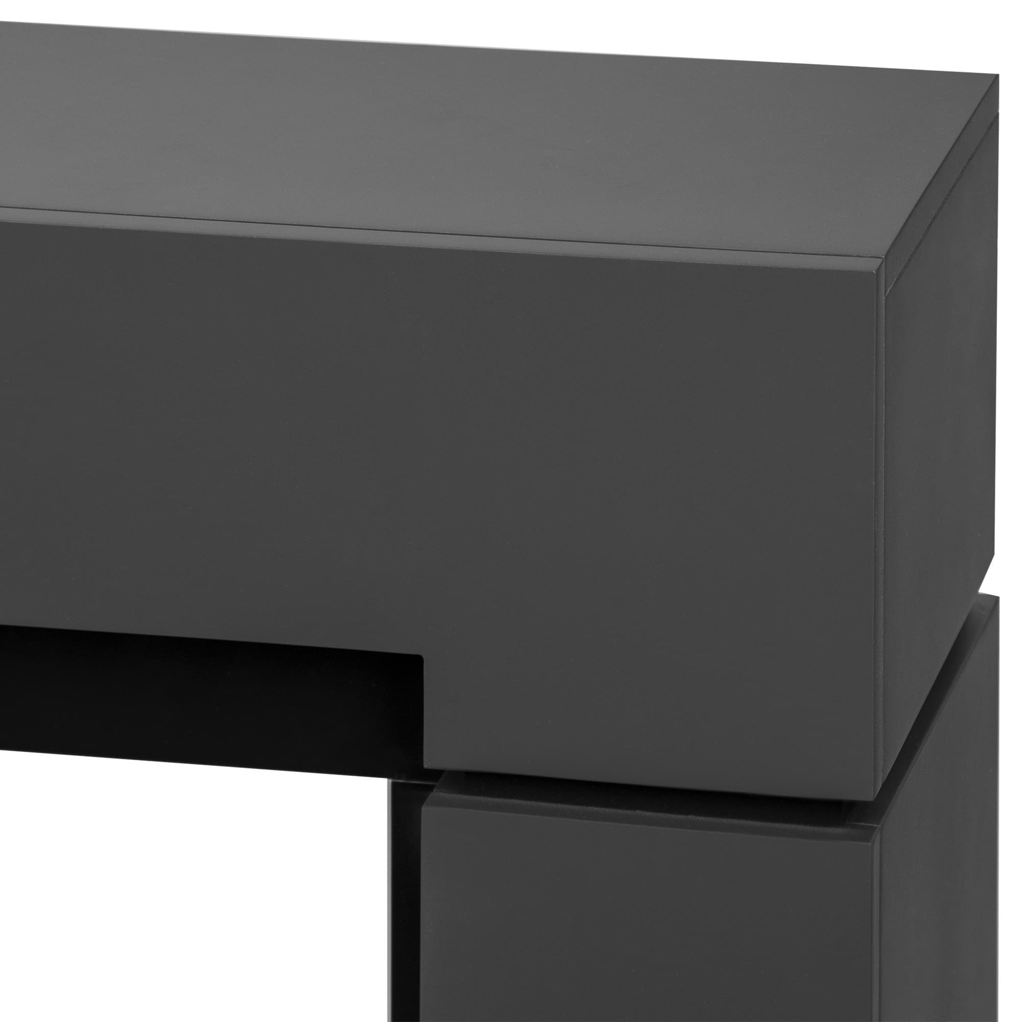 Каминокомплект: Очаг Royal Thermo Aurora RTFP/P-AR60LS, портал Lindos 60 G, графит — фото 4