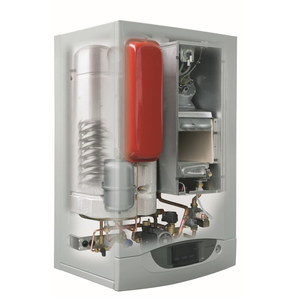 Котел газовый BAXI NUVOLA3 COMFORT 280 Fi настенный, 2 конт., закр.кам.сгор. п/у, встроен.бойлер — фото 4