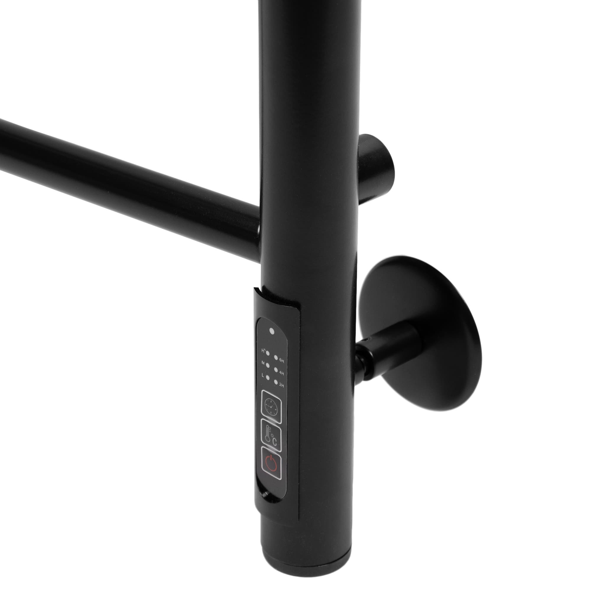 Полотенцесушитель Royal Thermo Classic black П6 450х650 электро (new встроен. диммер) — фото 4