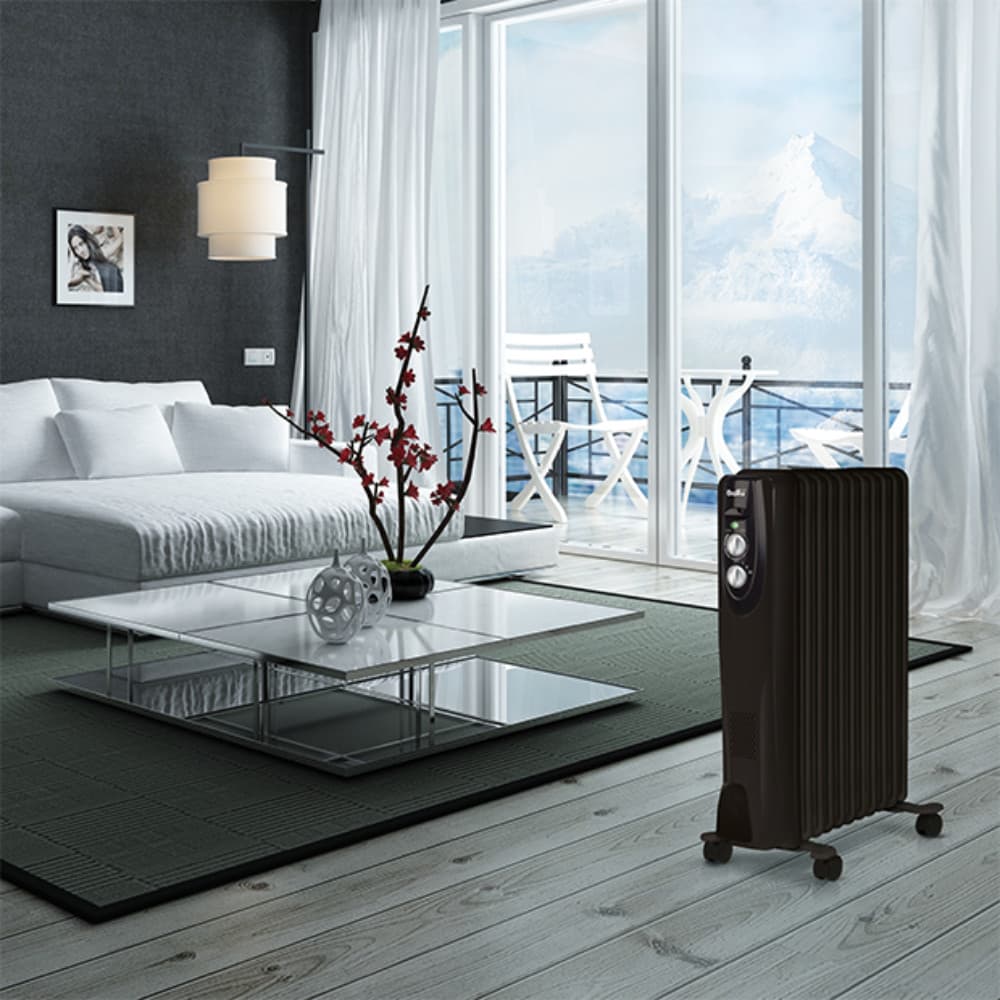 Масляный радиатор Ballu Classic black BOH/CL-11BRN 2200 (11 секций) — фото 5