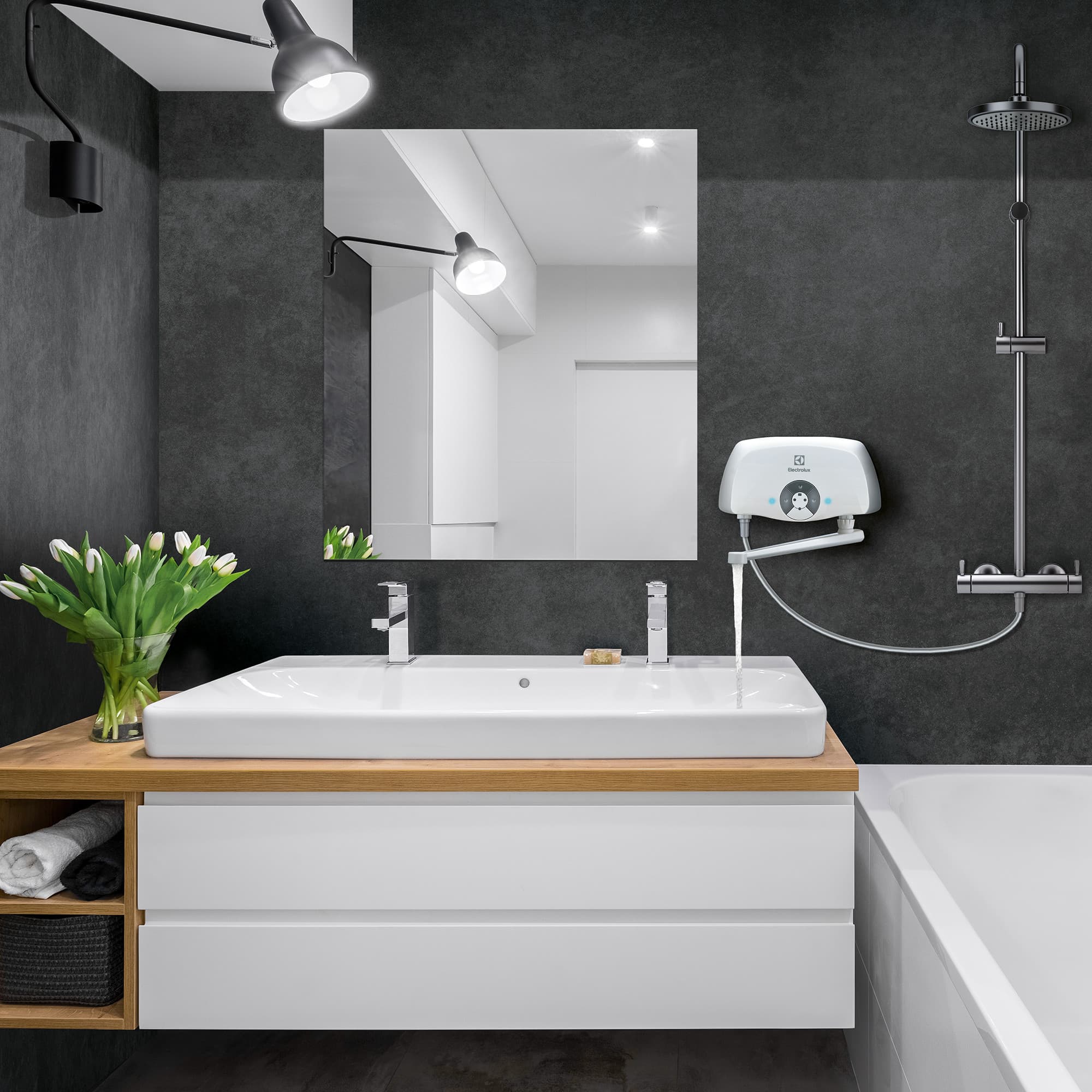 Проточный водонагреватель Electrolux SMARTFIX 2.0 T (3,5 kW) - кран — фото 9