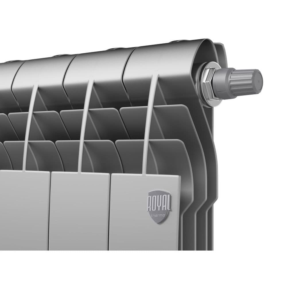 Радиатор Royal Thermo BiLiner 500 /Silver Satin VR - 12 секц. — фото 2