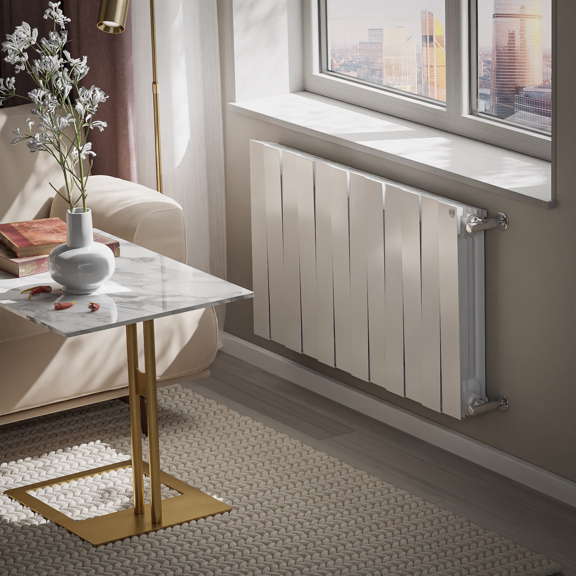Радиатор биметаллический Royal Thermo PianoForte 500 Белый - 12 секц. — фото 5
