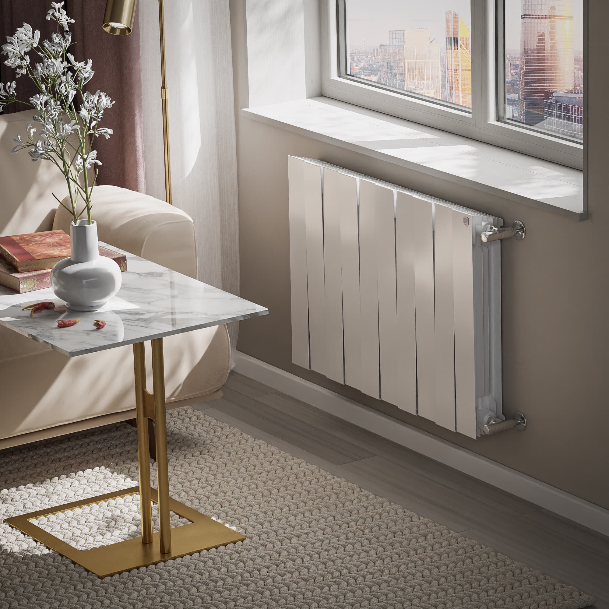 Радиатор биметаллический Royal Thermo PianoForte 500 Белый - 10 секц. — фото 5