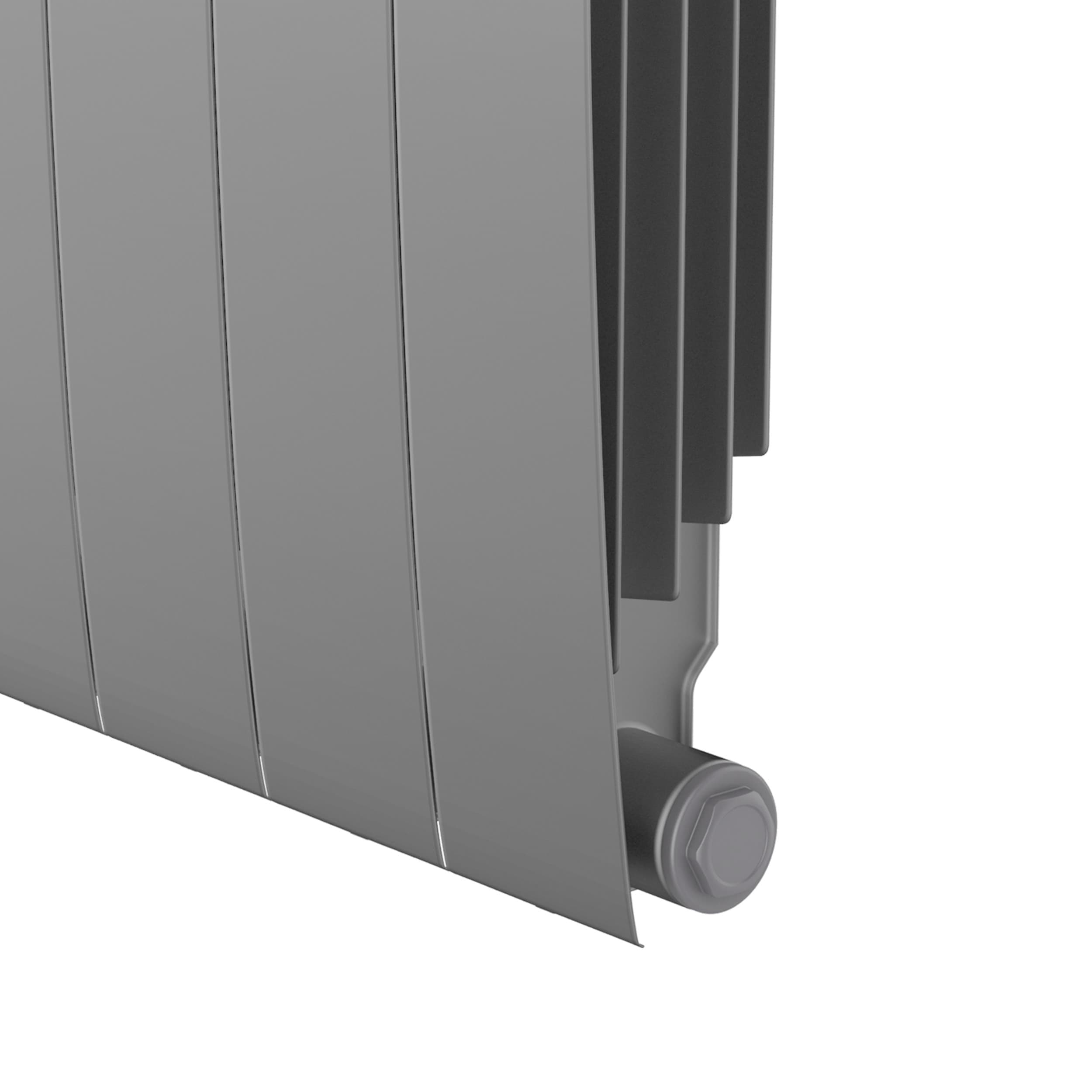 Радиатор Royal Thermo BiLiner 500 Silver Satin VR80 - 12 секц. — фото 5