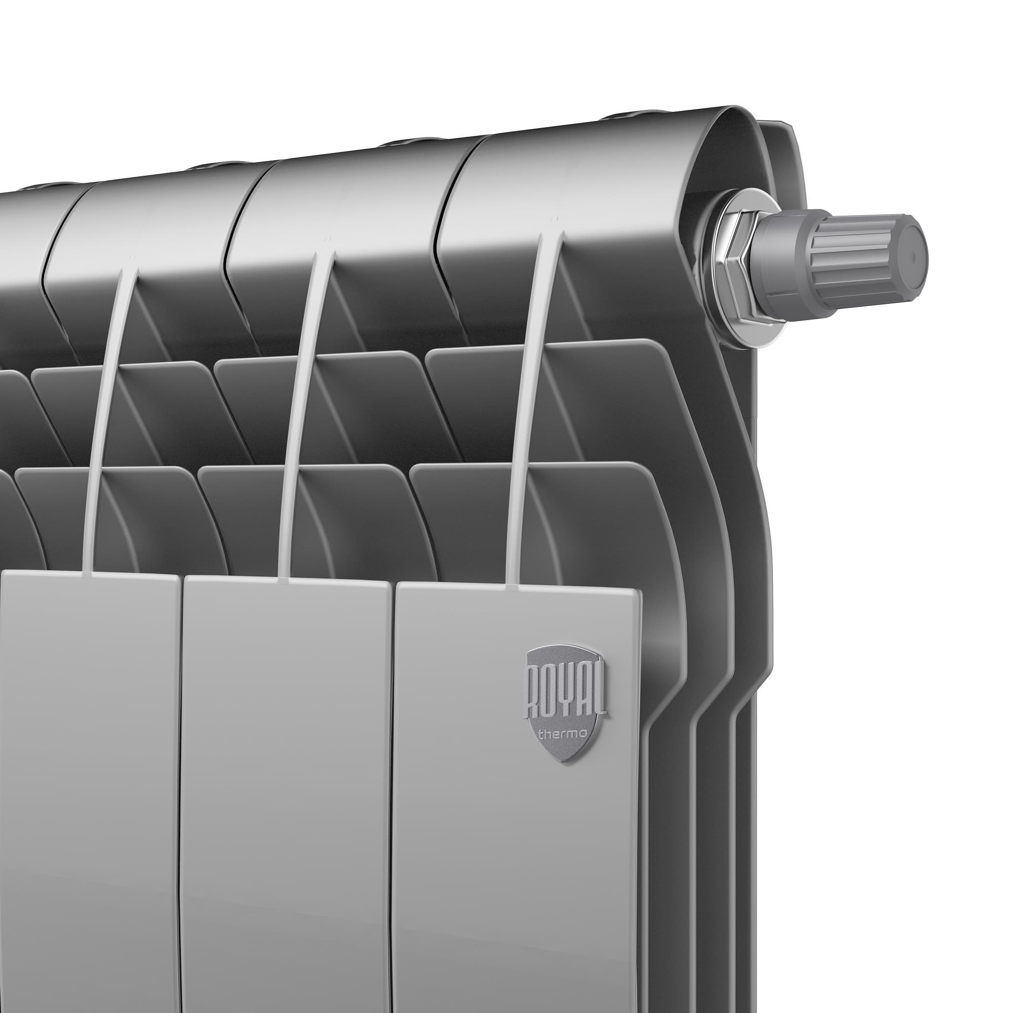 Радиатор Royal Thermo BiLiner 350 /Silver Satin VDR - 12 секц. — фото 4