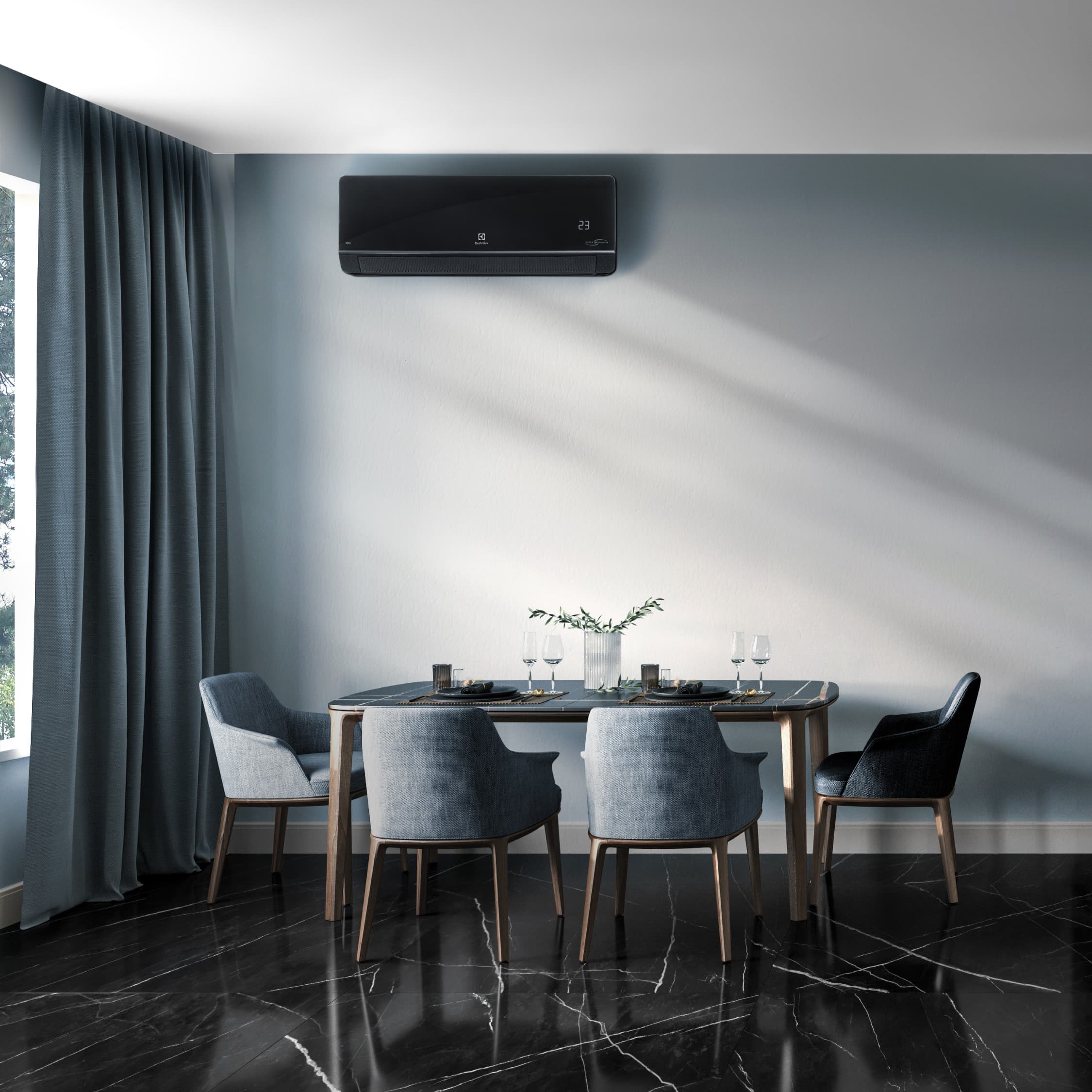Сплит-система Electrolux Onix Black Super DC EACS/I-09HIX-BLACK/N8 — фото 14