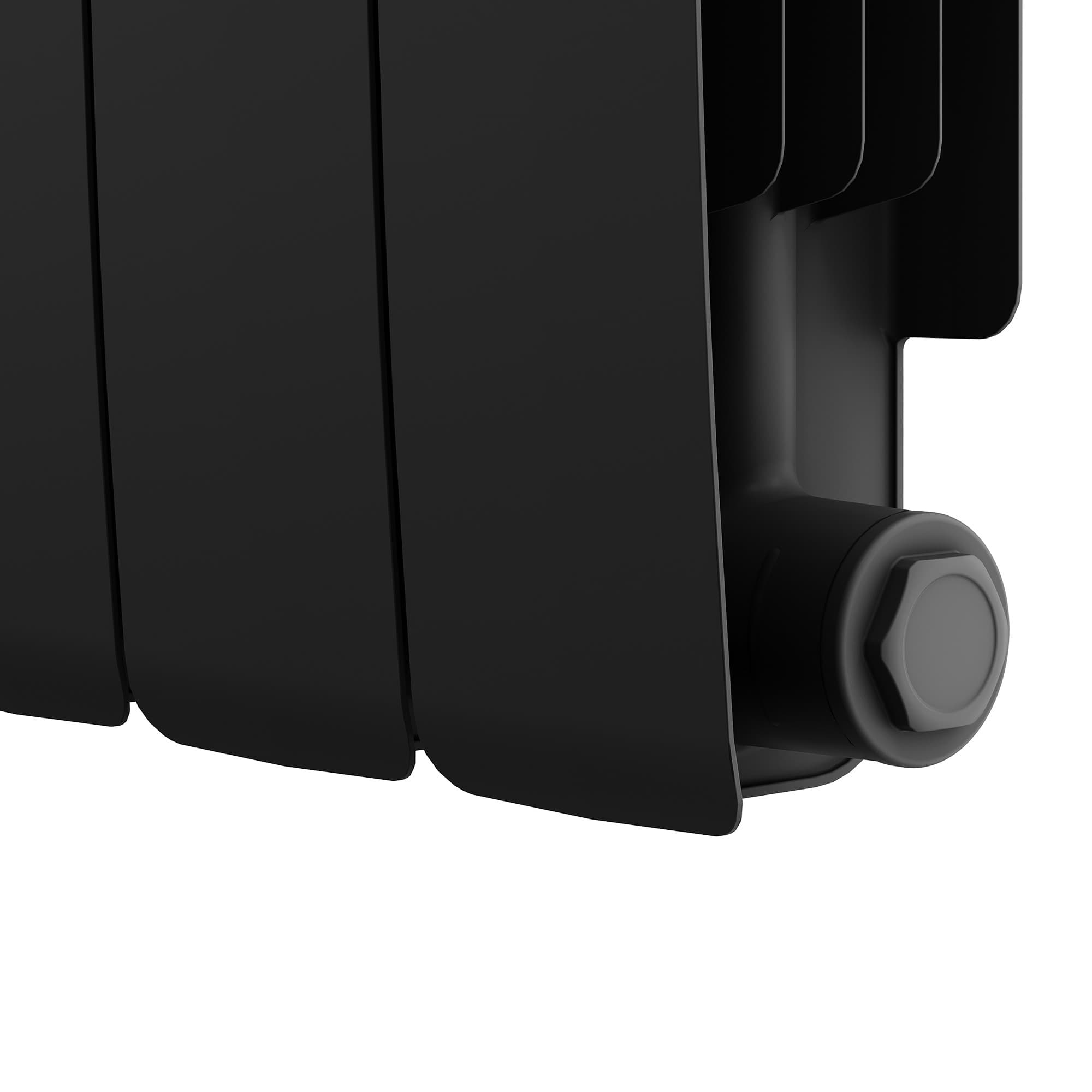 Радиатор биметаллический Royal Thermo Eclipse 300 Чёрный - 10 секц. — фото 5