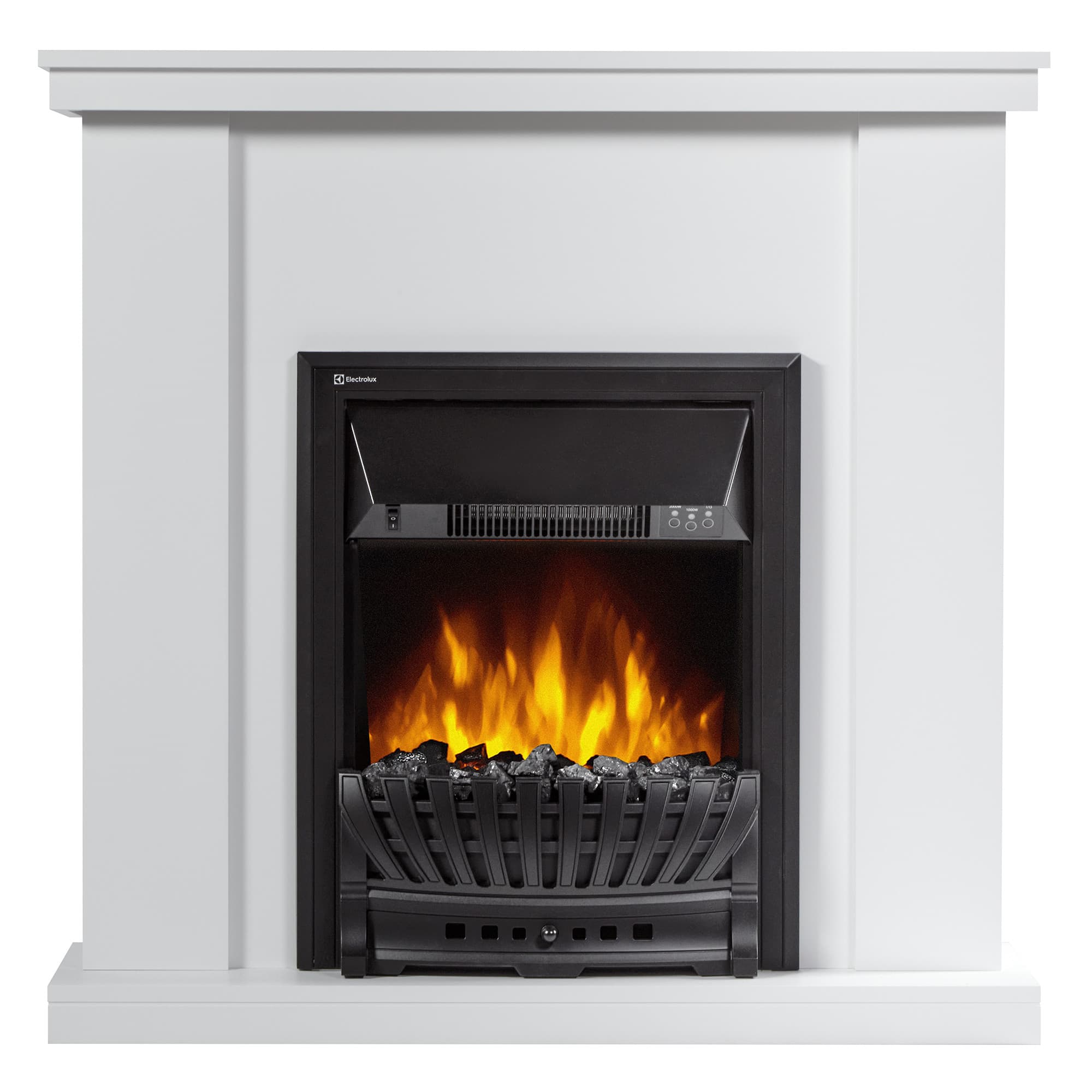 Каминокомплект Firelight: Очаг Classic EFP/P-1020LS, портал Uno Classic белый — фото 2