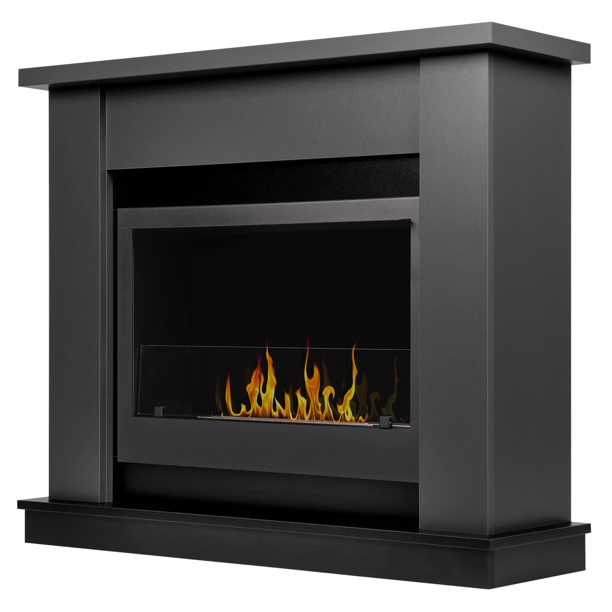 Каминокомплект:Биокамин Firelight BFP/P-1015 XS+Canto Long графит, черный — фото 1