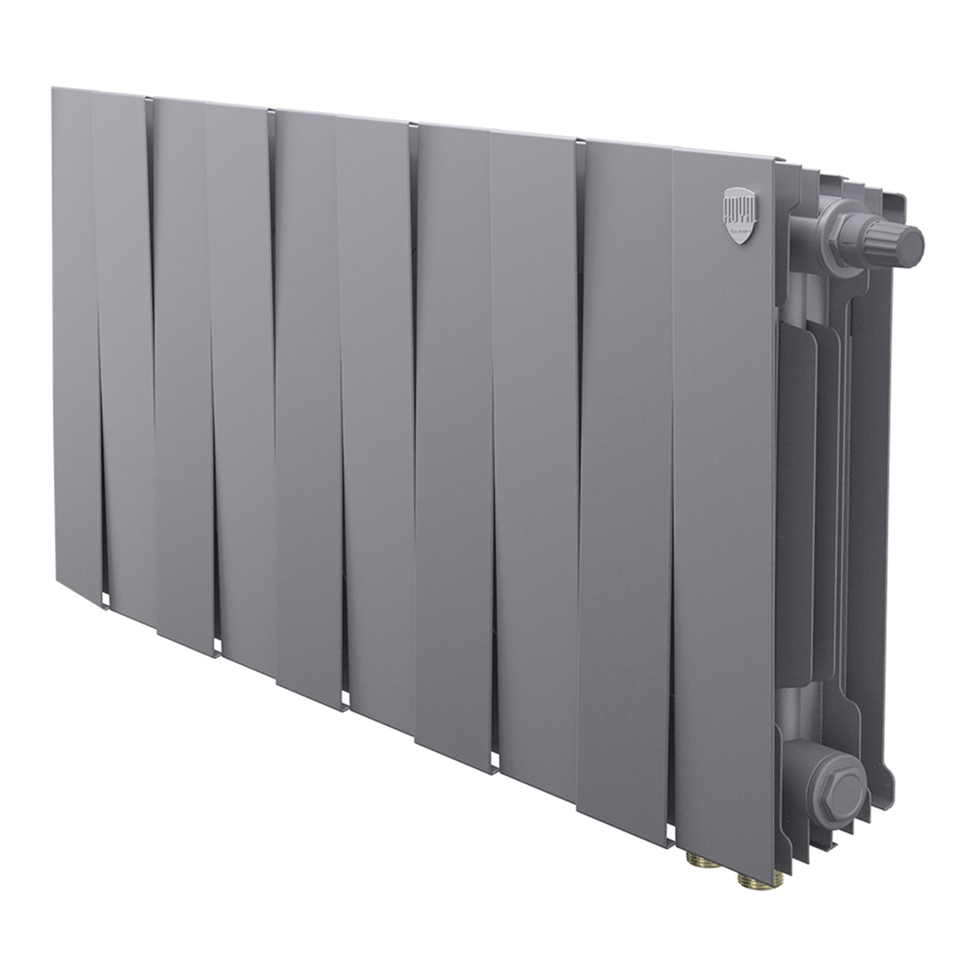 Радиатор Royal Thermo PianoForte 300 Silver Satin VDR80 - 10 секц. — фото 1