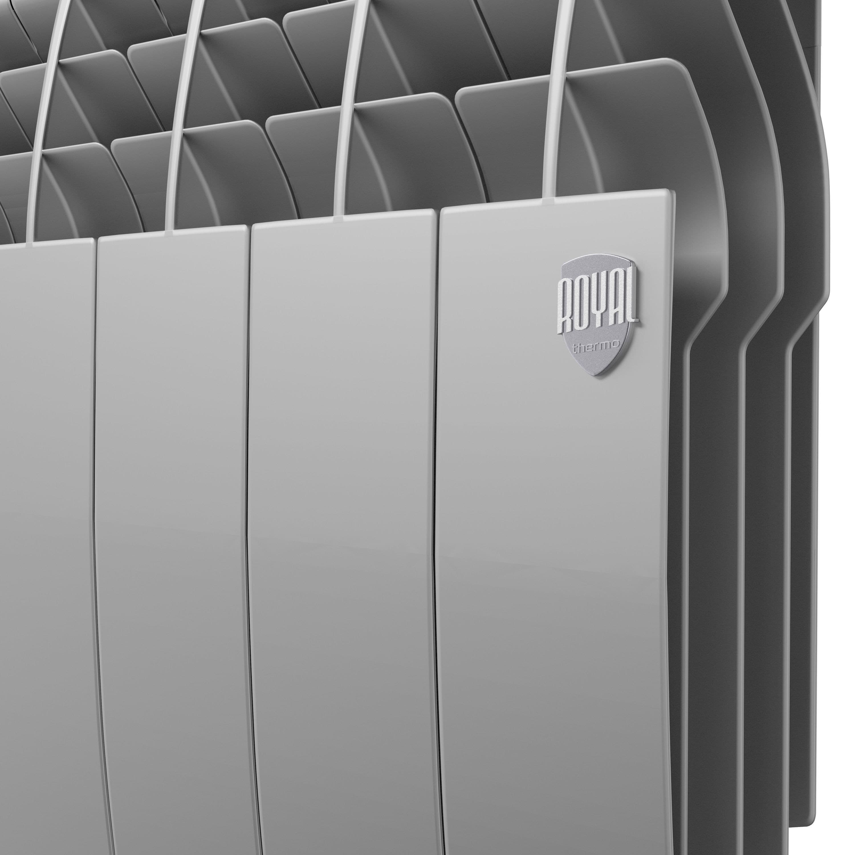 Радиатор Royal Thermo BiLiner 350 /Silver Satin VR - 6 секц. — фото 3