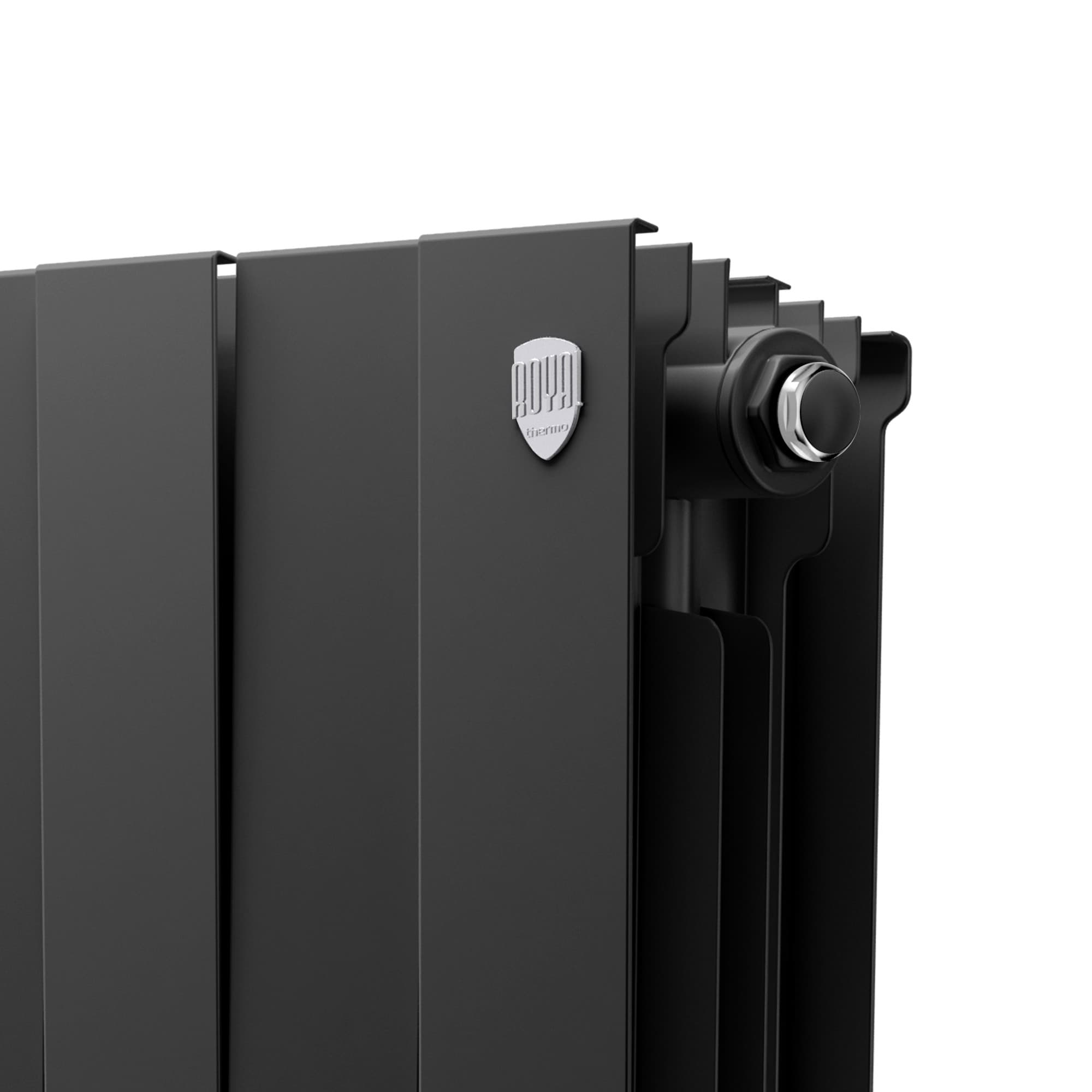 Радиатор биметаллический Royal Thermo PianoForte 500 Чёрный - 6 секц. — фото 4