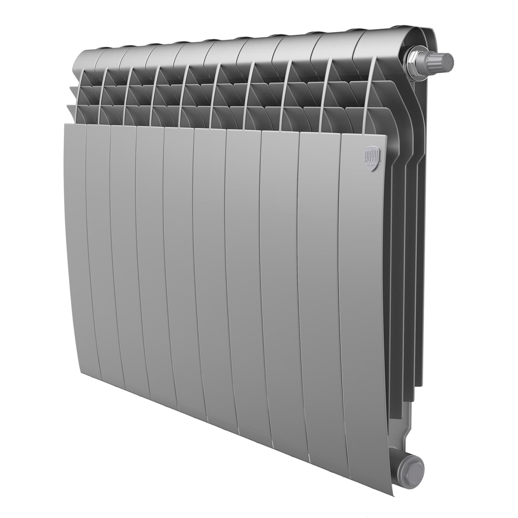 Радиатор Royal Thermo BiLiner 500 Silver Satin VR80 - 10 секц. — фото 1
