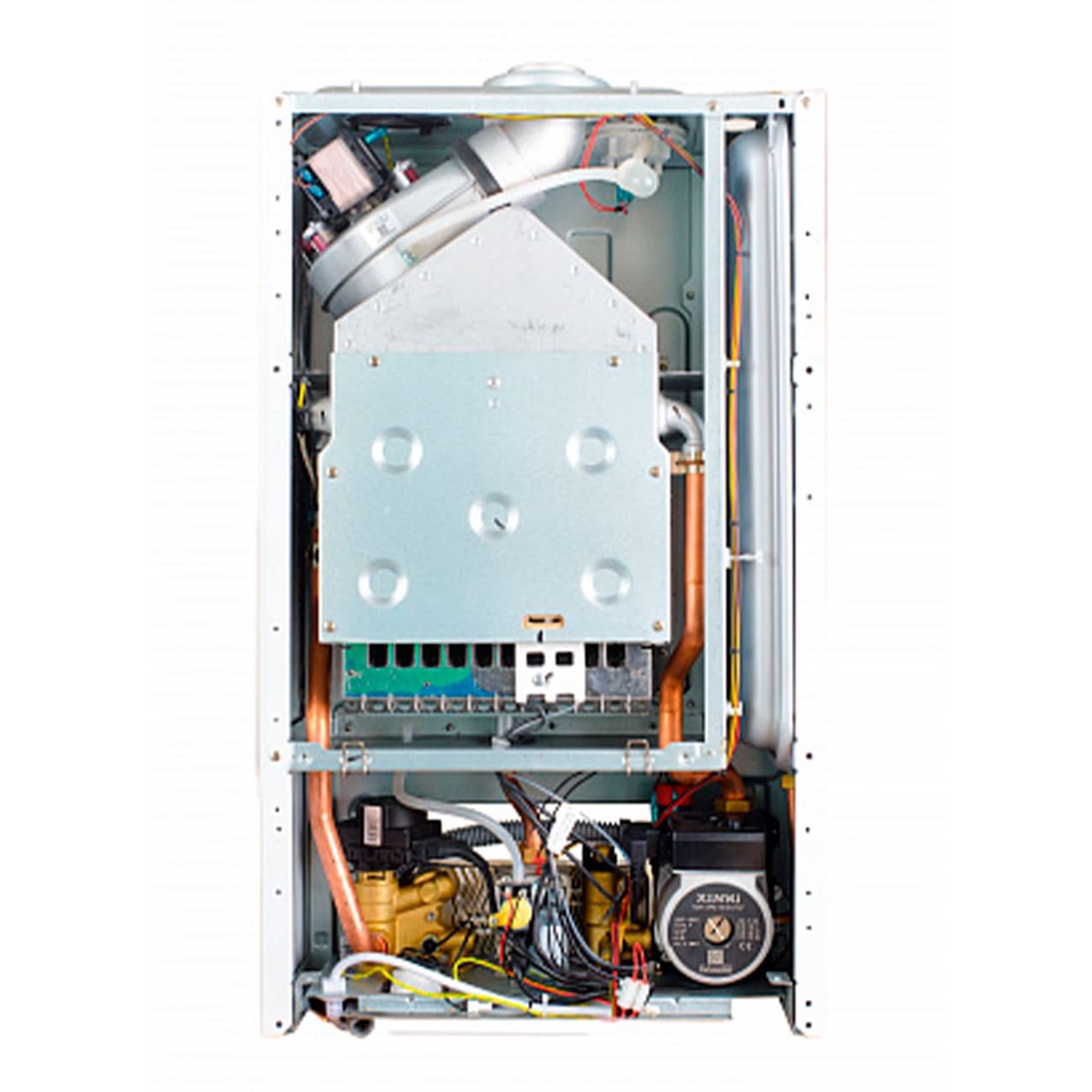 Котел газовый MIZUDO MAESTRO GEM M24Т настенный, 2 конт., OPT, стеклянная сенсорная панель, голубая — фото 3