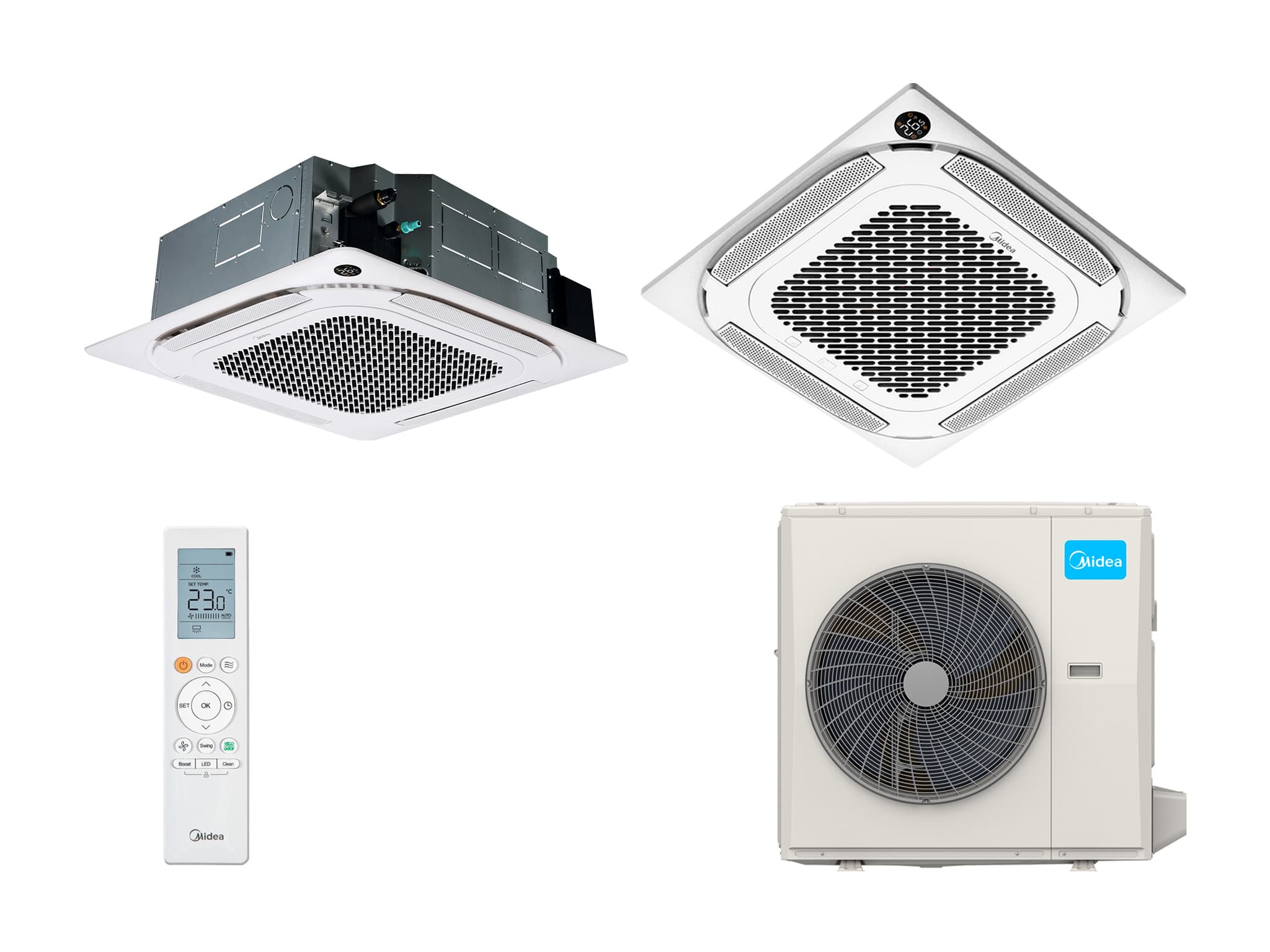 Midea MCD1-55HRFNX(GA)-B/MOA1U-55FQN8G1/T-MBQ4-04AWD