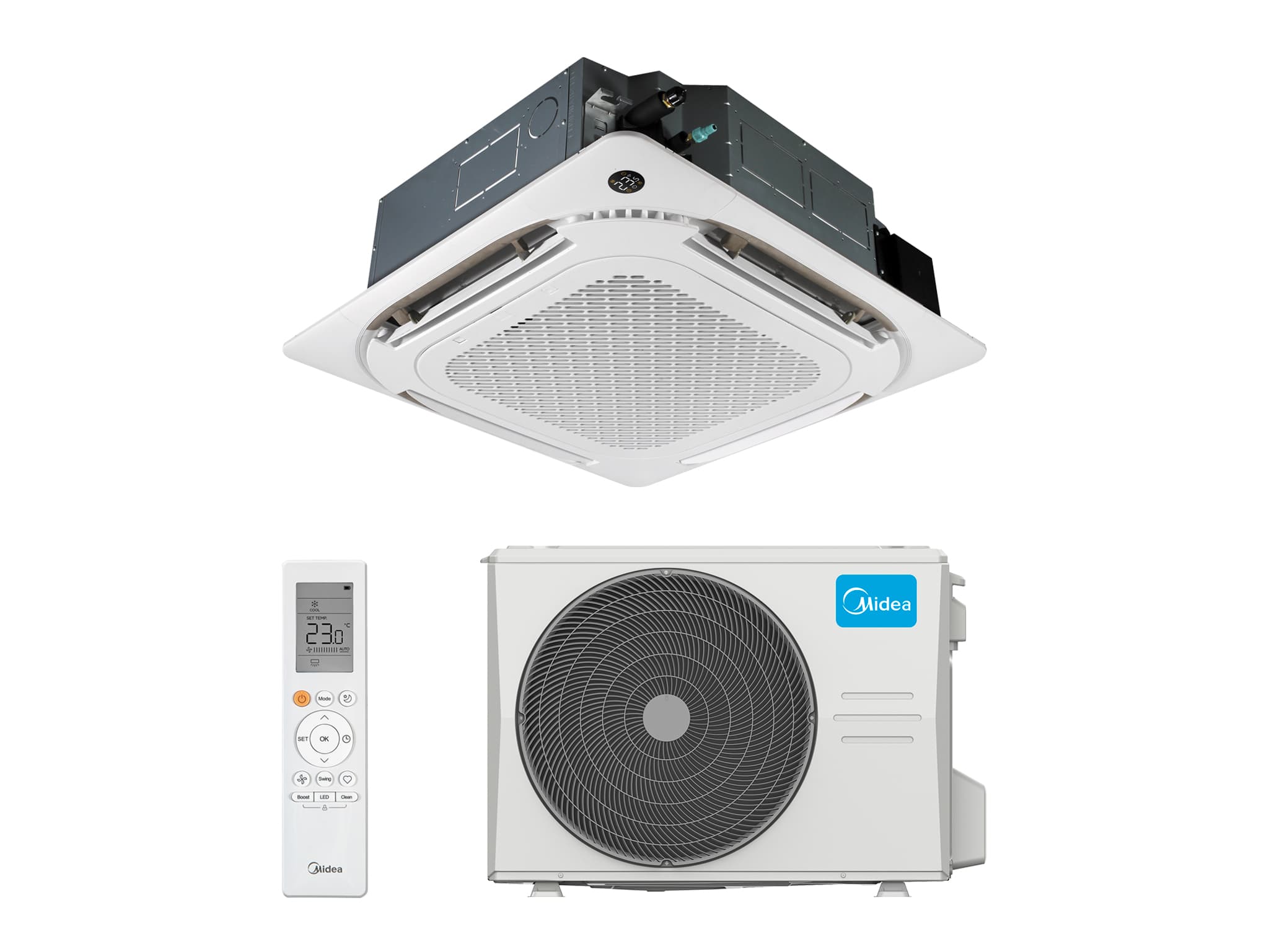 Midea MCD1-24HRN1G1/MOA1U-24HRN1G1/T-MBQ4-04A1