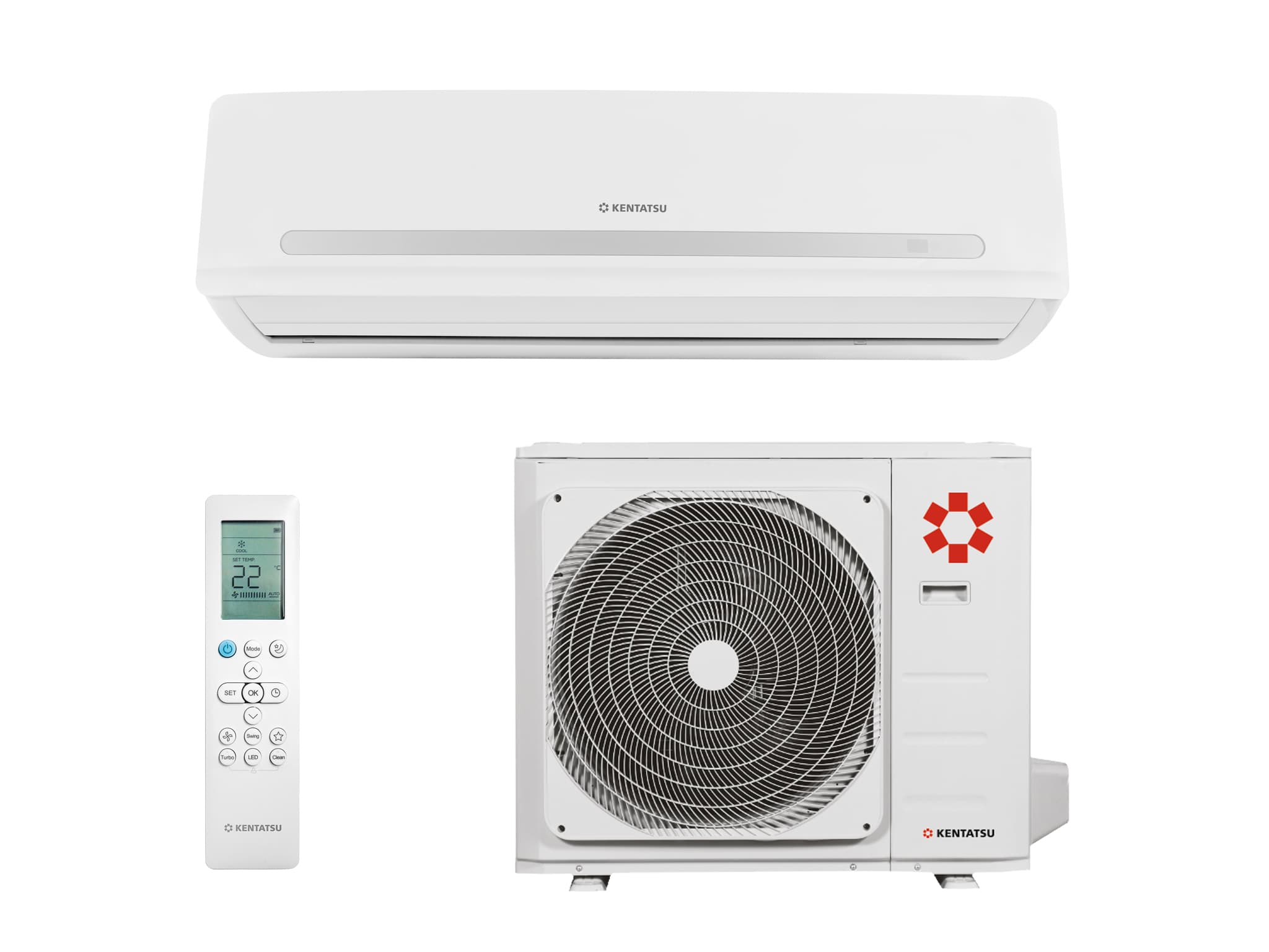 Сплит-система Kentatsu NAOMI KSGN105HFAN1/KSRN105HFAN1/-40