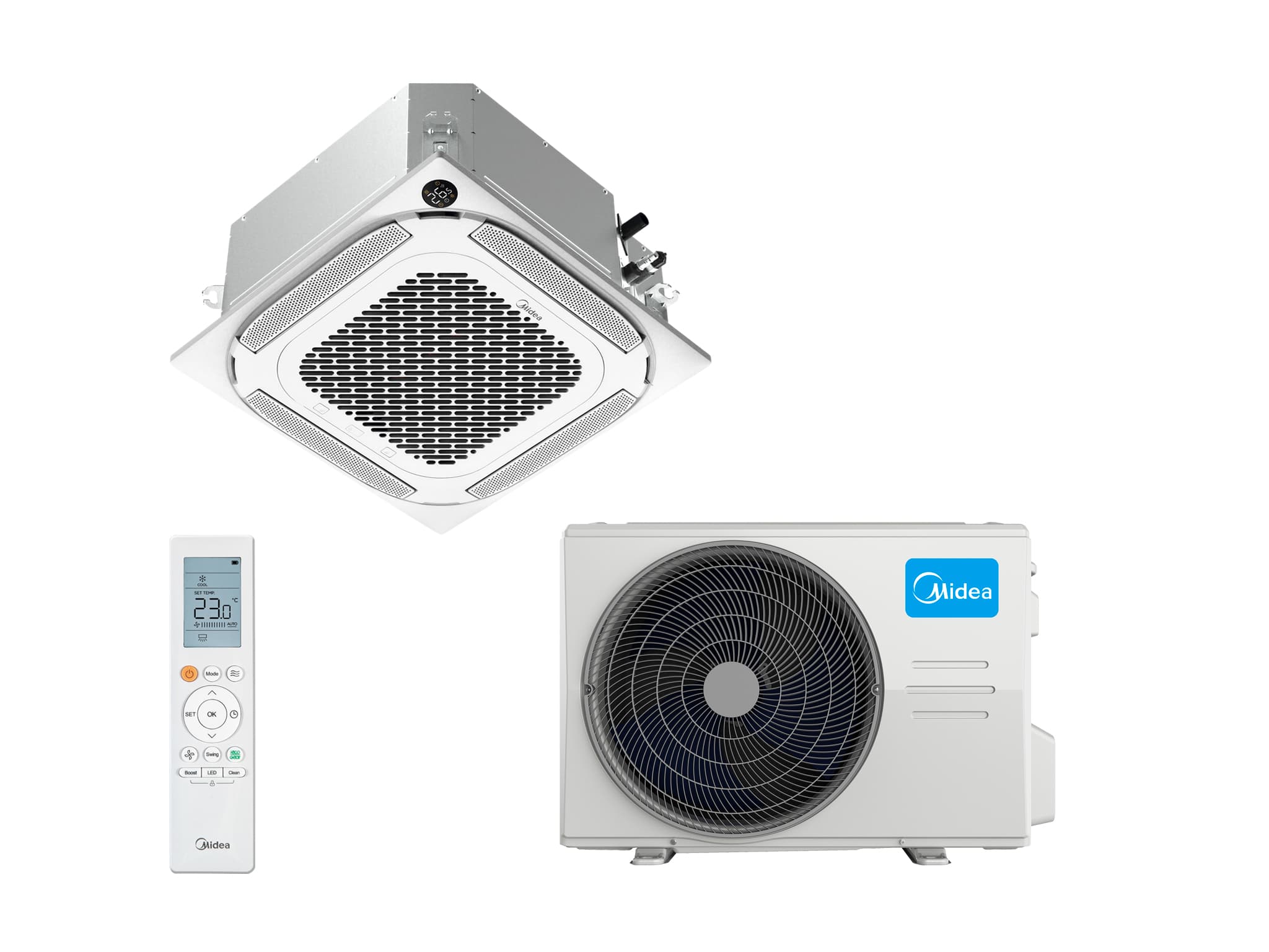 Midea MCA4U-12HRFNX-Q(GA)/MOA1U-12FRN8G1/T-MBQ4-03AWD