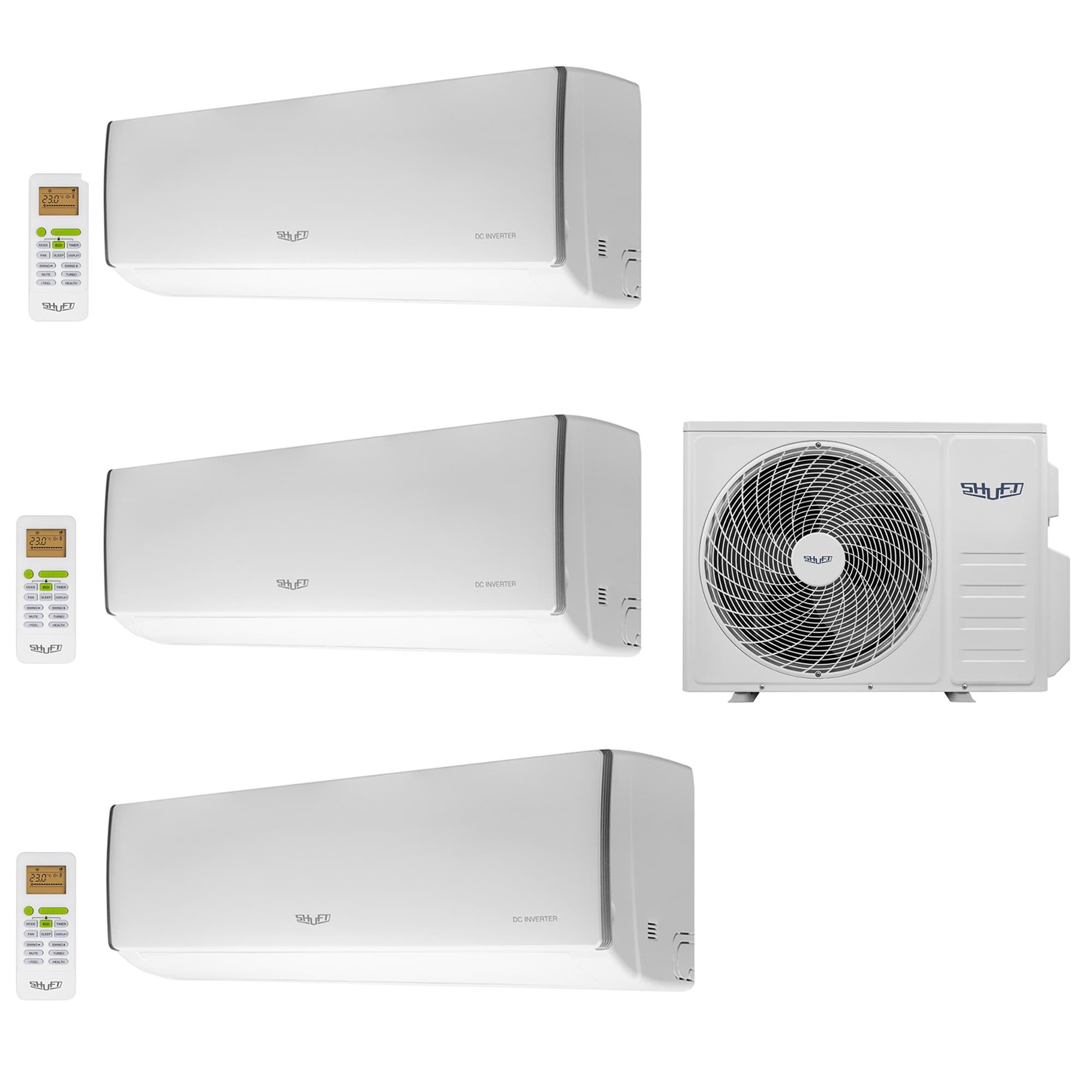 Мульти сплит-система SHUFT Free Match ERP DC SFMS/I-09+07+07 НB FMI-21-3/N8_WF