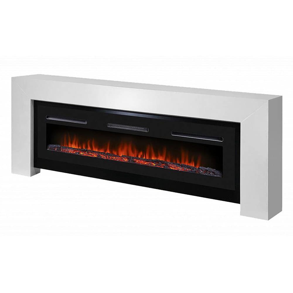 Каминокомплект Firelight: Очаг Infinity EFP/P-1600ULS, портал Suprema Long белый, черный